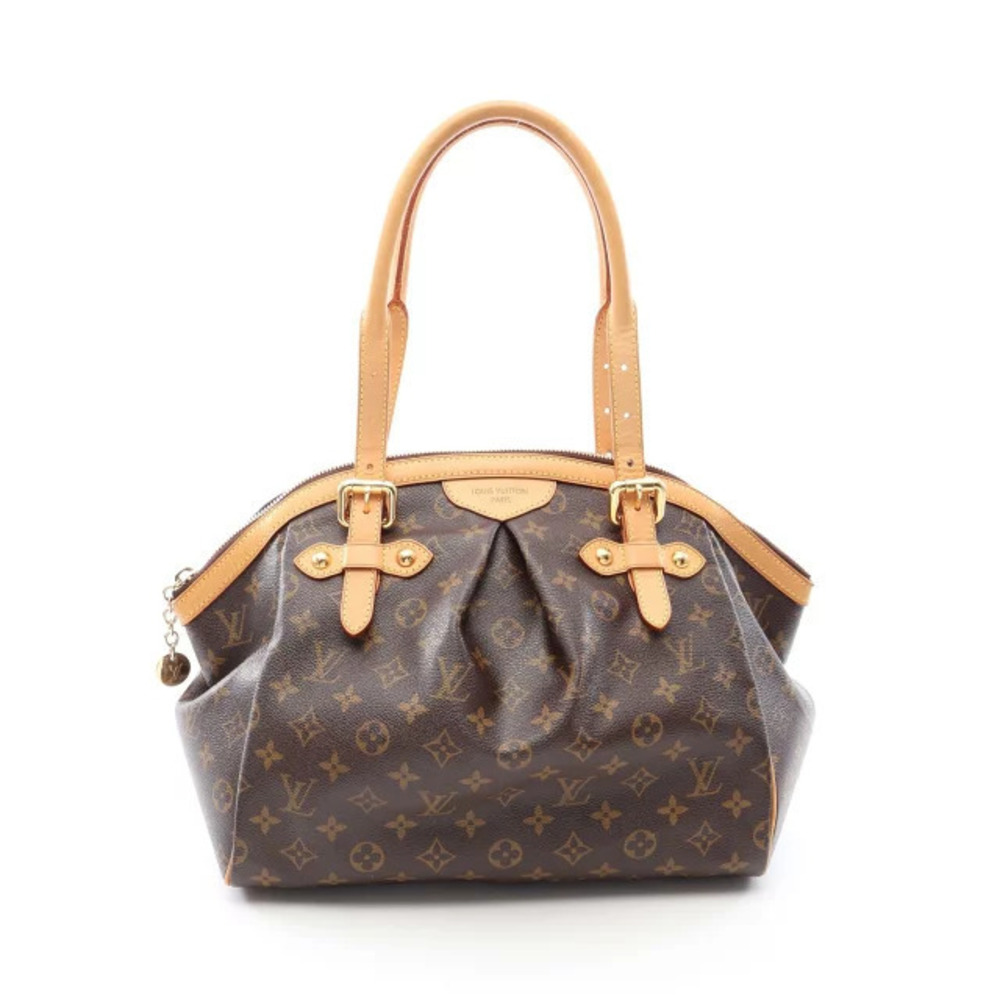 Louis Vuitton Tivoli Monogram Handbag Canvas Leather Brown